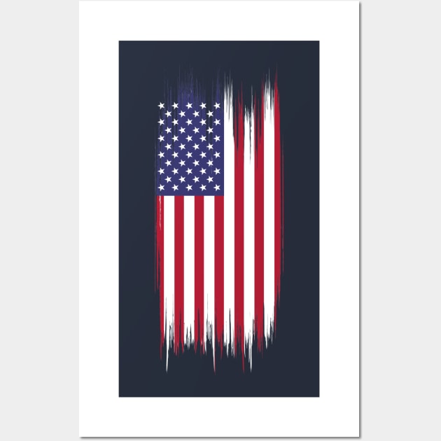 American Flag Wall Art by MN Favorites